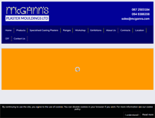Tablet Screenshot of mcganns.com